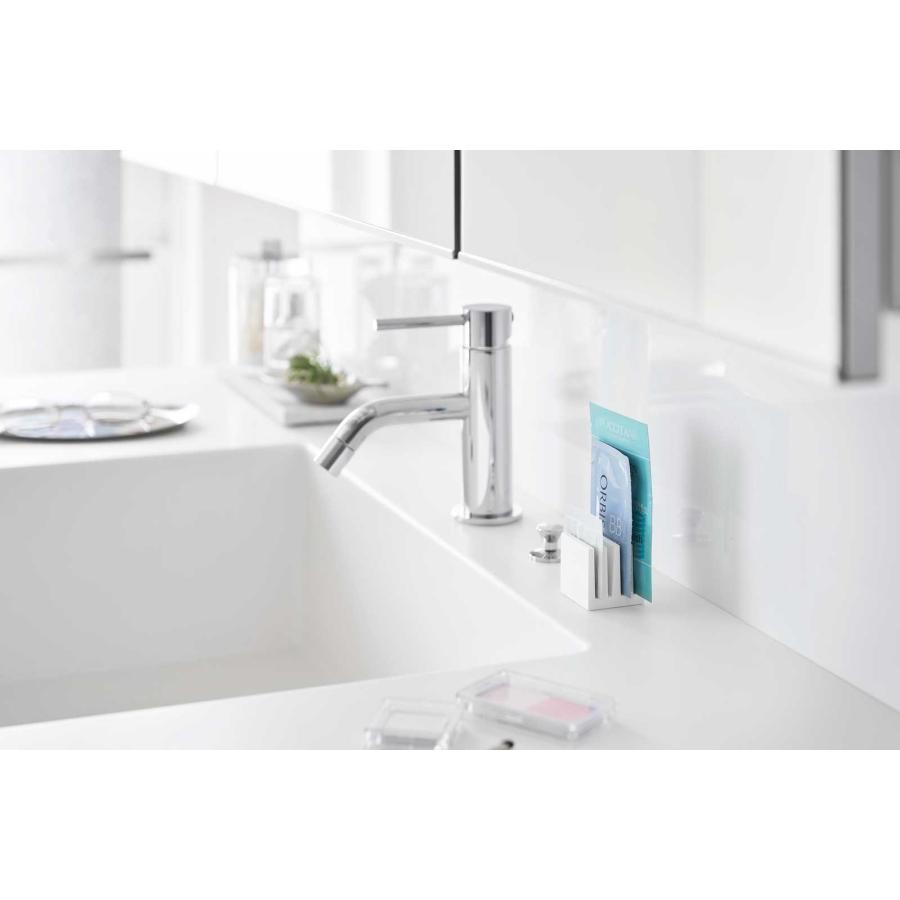 パウチスタンド tower タワー パウチスタンド 化粧品サンプル 洗面グッズ 山崎実業 正規品 10571 ホワイト | tower | 02