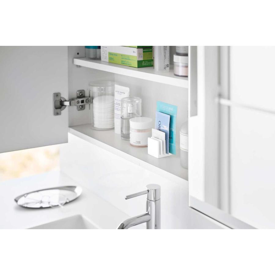 パウチスタンド tower タワー パウチスタンド 化粧品サンプル 洗面グッズ 山崎実業 正規品 10571 ホワイト | tower | 04