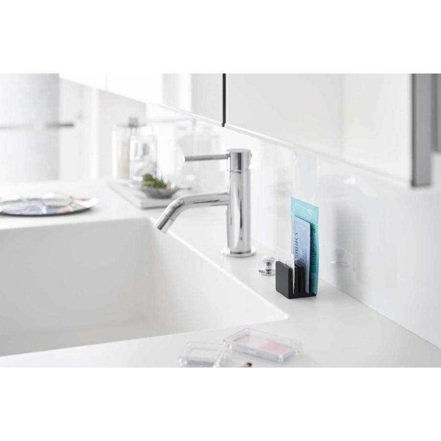 パウチスタンド tower タワー パウチスタンド 化粧品サンプル 洗面グッズ 山崎実業 正規品 10572 ブラック | tower | 02