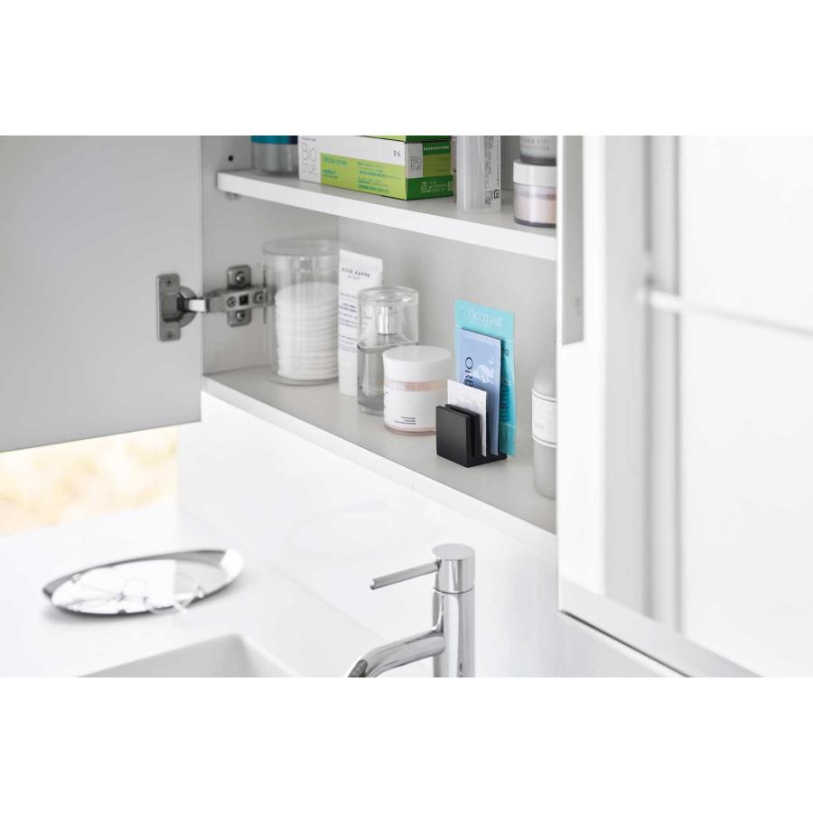 パウチスタンド tower タワー パウチスタンド 化粧品サンプル 洗面グッズ 山崎実業 正規品 10572 ブラック | tower | 04