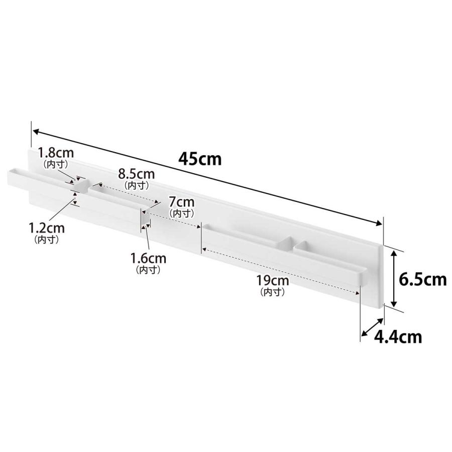 リュックハンガー tower タワー 壁付けリュックハンガー 横型 ランドセル バッグハンガー ハンガーラック 山崎実業 正規品 10577 ホワイト | tower | 06