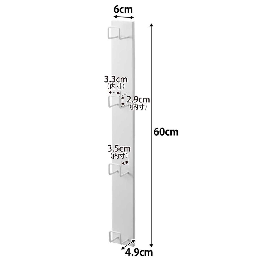 リュックハンガー tower タワー 壁付けリュックハンガー 縦型 ランドセル バッグハンガー ハンガーラック 山崎実業 正規品 10579 ホワイト | tower | 06