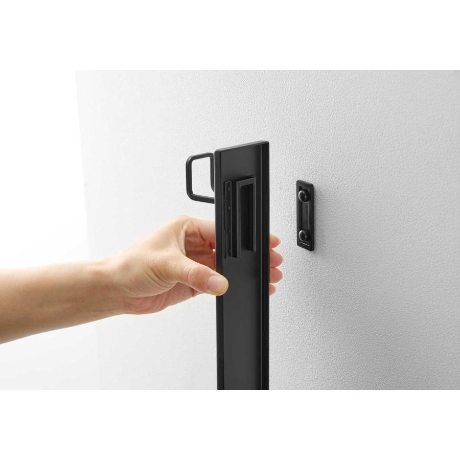 リュックハンガー tower タワー 壁付けリュックハンガー 縦型 ランドセル バッグハンガー ハンガーラック 山崎実業 正規品 10580 ブラック | tower | 05