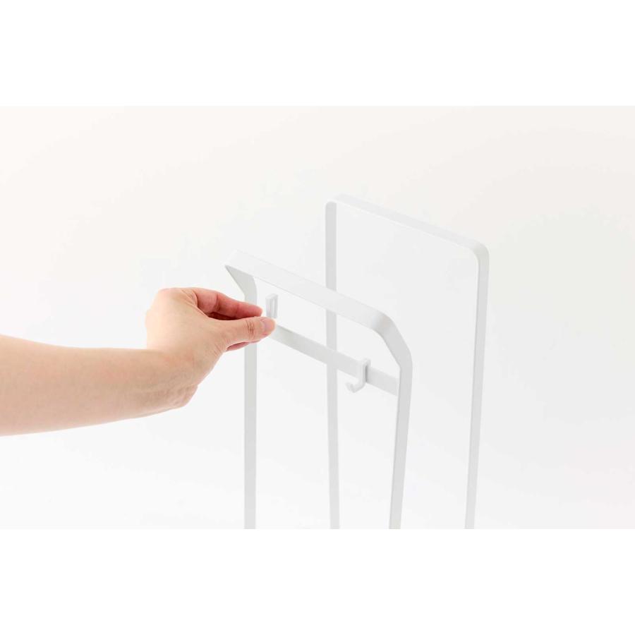 段ボール収納 tower タワー 持ち運べるダンボールストッカー スリム 取っ手付き 段ボールストッカー 山崎実業 正規品 10589 ホワイト | tower | 05