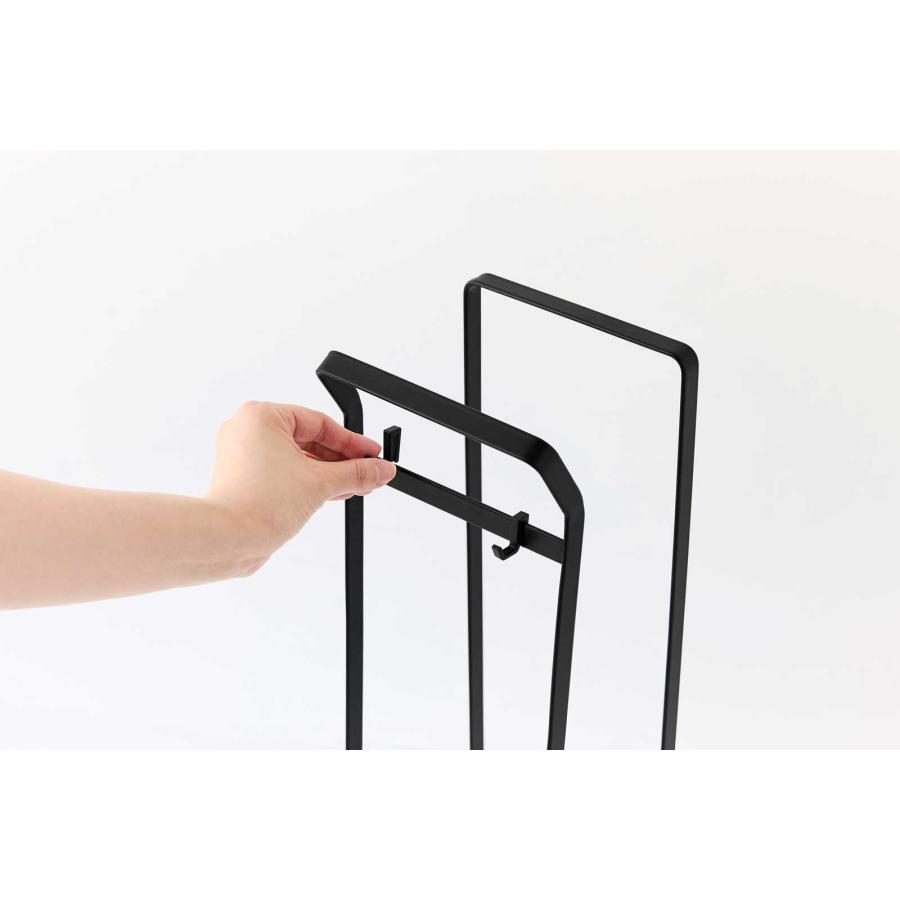 段ボール収納 tower タワー 持ち運べるダンボールストッカー スリム 取っ手付き 段ボールストッカー 山崎実業 正規品 10590 ブラック | tower | 05