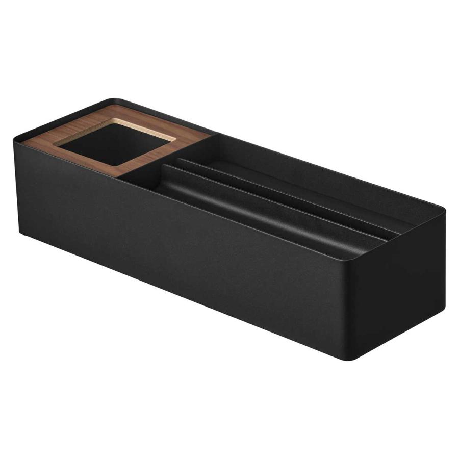 ペーパータオルホルダー tower タワー ペーパータオル＆ダストオーガナイザー 洗面台収納 ペーパータオルケース 山崎実業 正規品 10746 ブラック | tower | 01