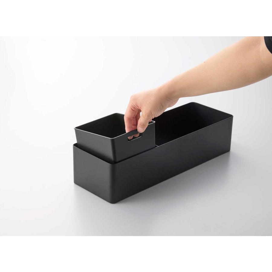 ペーパータオルホルダー tower タワー ペーパータオル＆ダストオーガナイザー 洗面台収納 ペーパータオルケース 山崎実業 正規品 10746 ブラック | tower | 04