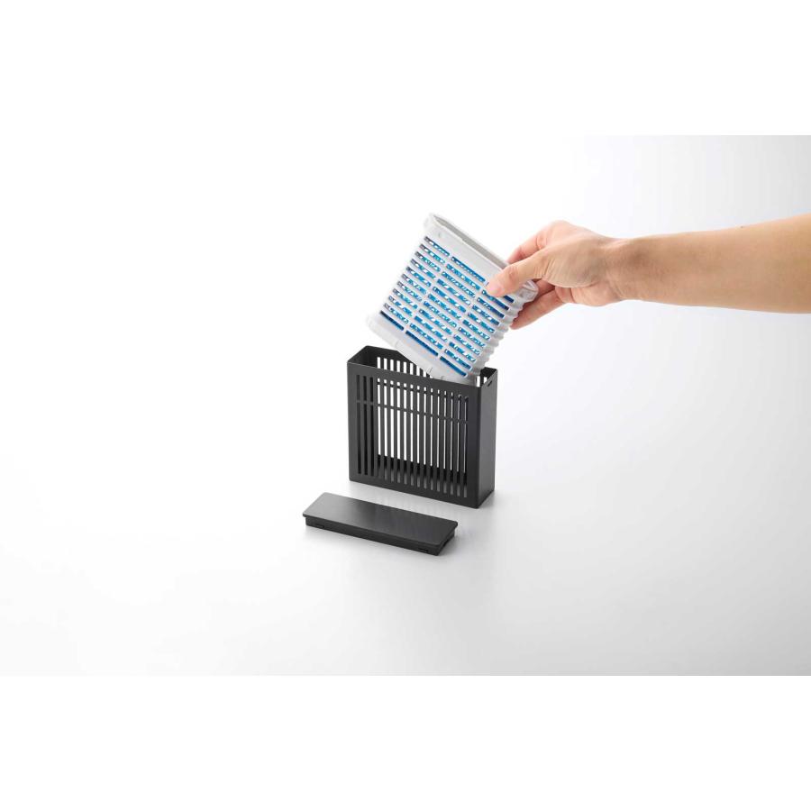 蚊とりカバー tower タワー 置き型室内蚊取りカバー 蚊とりカバー 蚊遣り器カバー 山崎実業 正規品 10680 ブラック | tower | 03