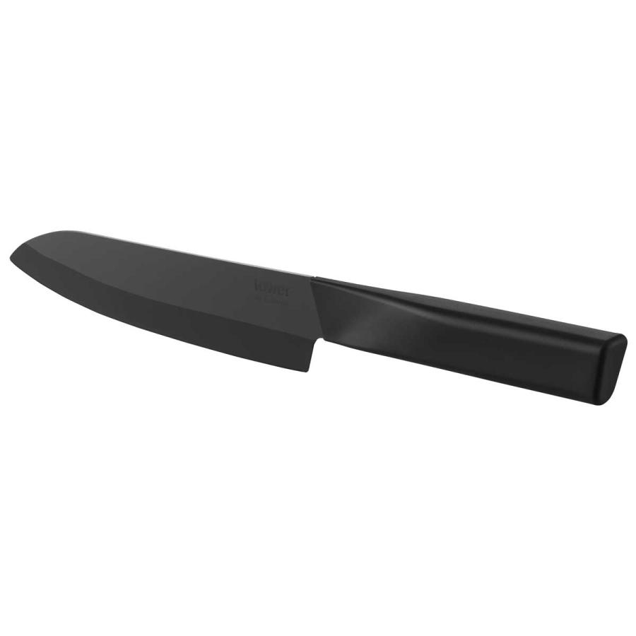 包丁 tower タワー セラミックナイフ ペティ 13cm ペティナイフ 両刃 キッチンナイフ 山崎実業 正規品 10120 ブラック | tower | 01