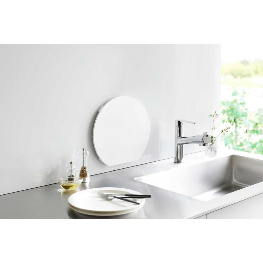 まな板 tower タワー 食洗機対応マグネット抗菌まな板 ラウンド L SIAA基準 カッティングボード 山崎実業 正規品 10624 ホワイト | tower | 02