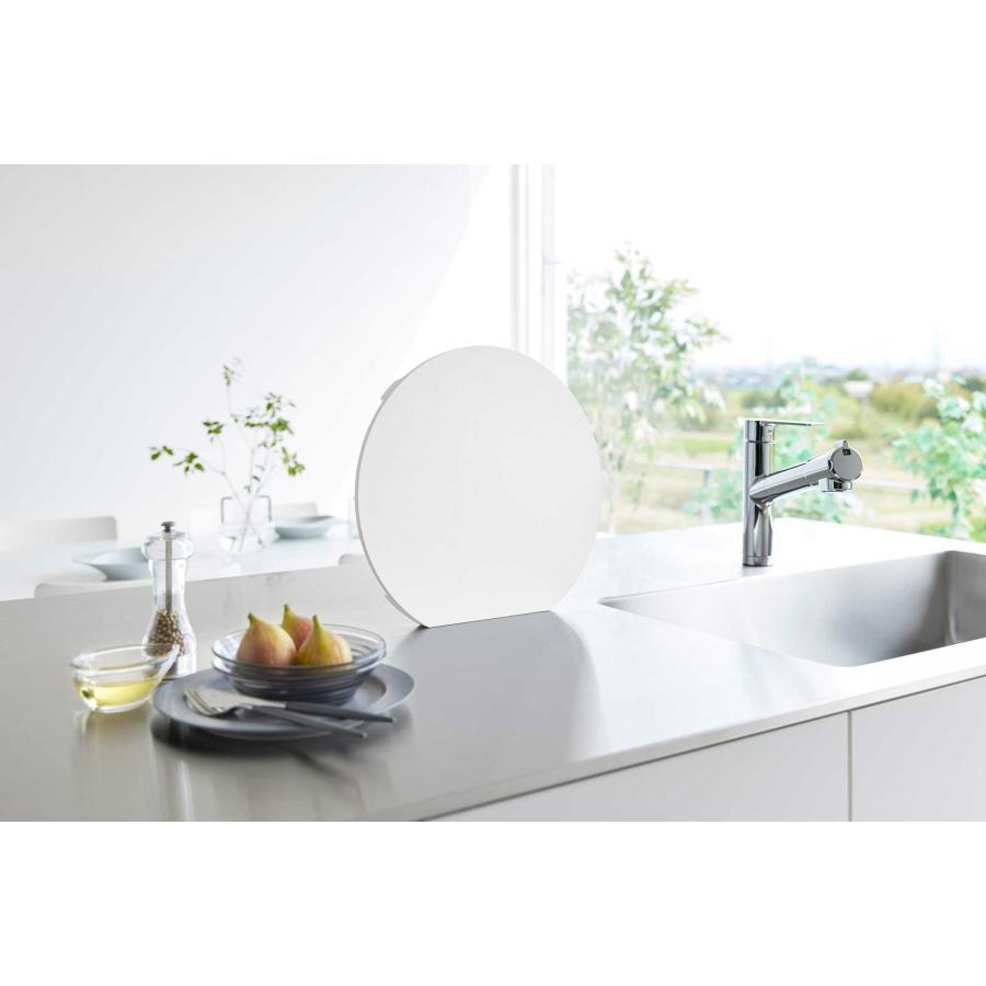 まな板 tower タワー 食洗機対応マグネット抗菌まな板 ラウンド L SIAA基準 カッティングボード 山崎実業 正規品 10624 ホワイト | tower | 03