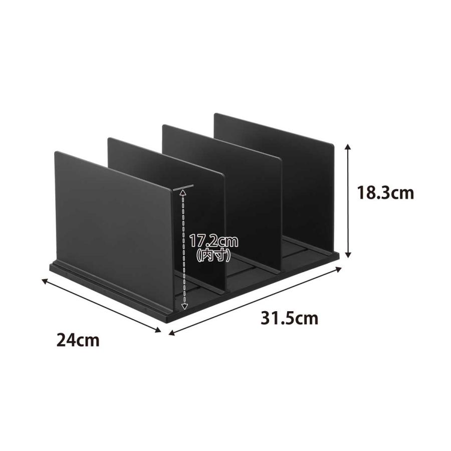 バッグ収納スタンド tower タワー 幅調節バッグスタンド 鞄収納 カバン収納 山崎実業 正規品 10617 ブラック | tower | 05