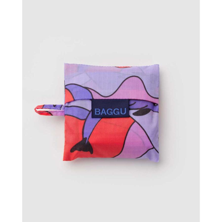 エコバッグ BAGGU バグゥ 2026新作 ベビーバグゥ バグー 収納ポーチ レジ袋型 小さめ 折りたたみ バグー 正規品 ドルフィン | BAGGU | 02