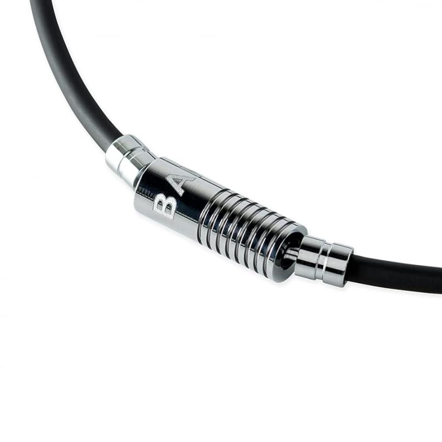 バンデル(Bandel) healthcare necklace Neutral (black×silver) HLCNNBS52 52cmの画像