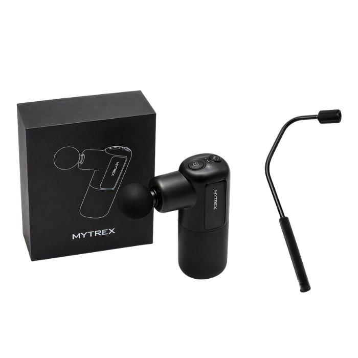 MYTREX マッサージ器 ブラック セット販売】MYTREX REBIVE GO 筋膜リリースガン ブラック＋バックケア