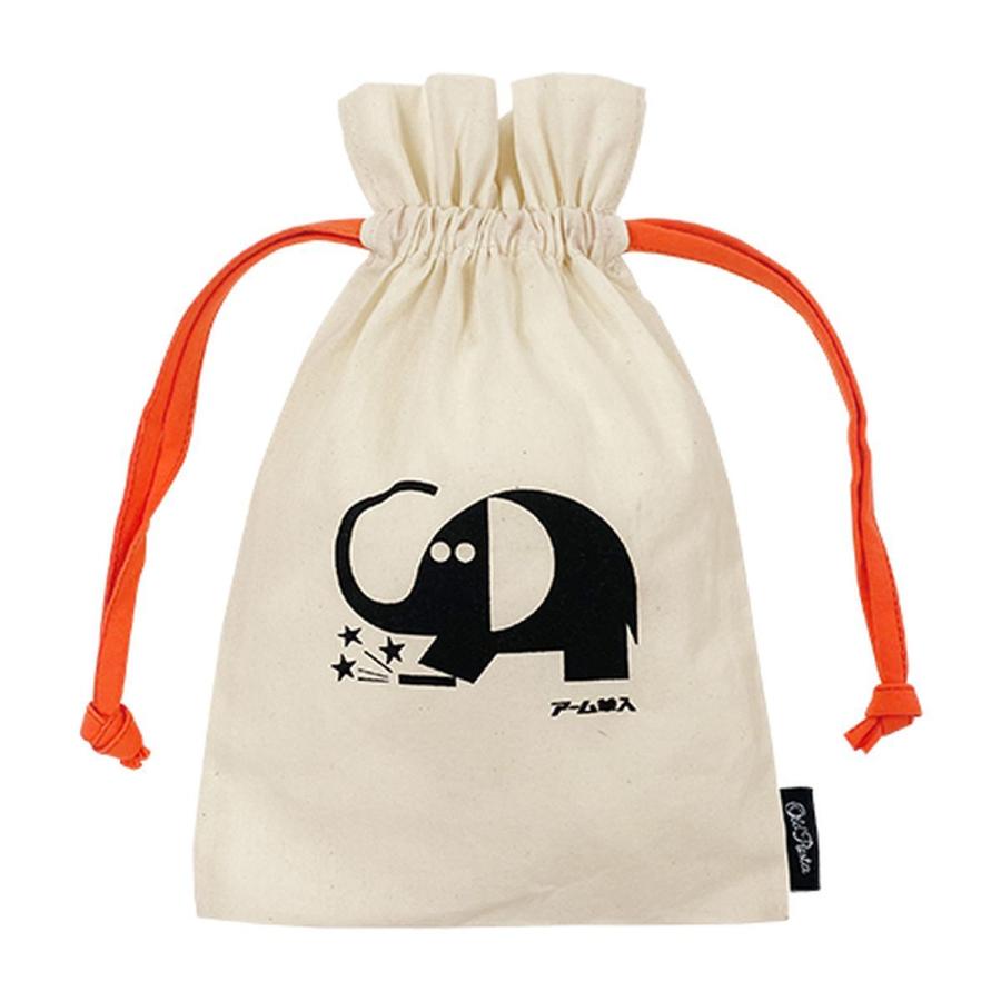 Cdlold Resta オールドリスタ 巾着 Sunstar サンスター文具 象のアームくん 巾着袋 巾着ポーチ 化粧品ポーチ 小物入れ レトロ おしゃれ かわいい 昭和レトロ 肌触りがいい