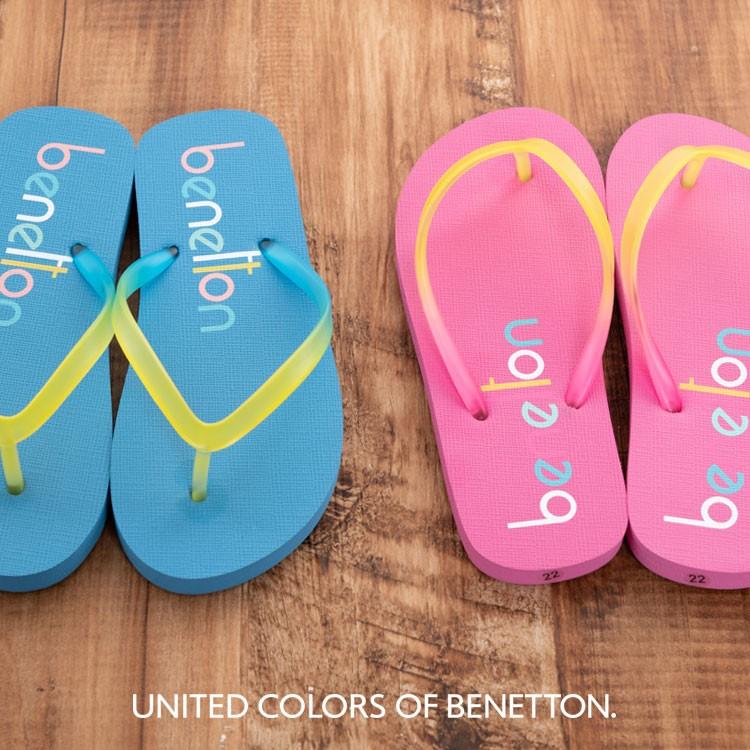 UNITED COLORS OF BENETTON ビーチサンダル 女の子 キッズ 子供 
