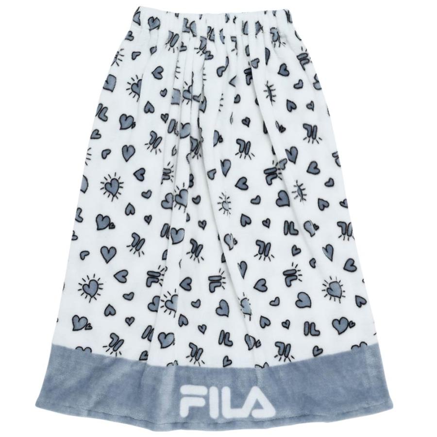 FILA（フィラ） マイクロファイバー ふわもこ巻きタオル 80cm丈×120cm