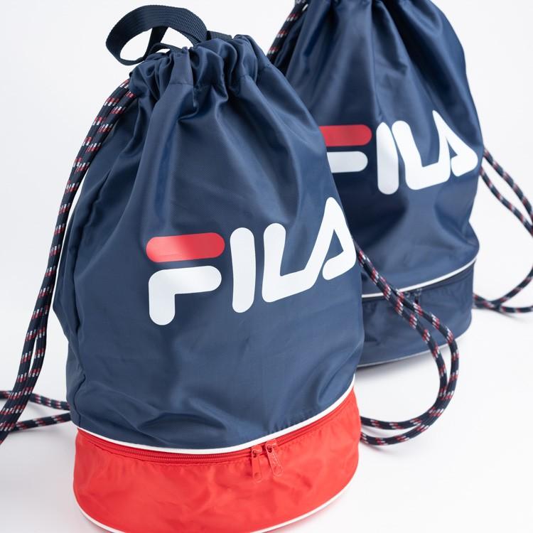 二重底プールバッグ キッズ 女の子 ナップサック リュックサック スイムバッグ ビーチバッグ Fila 129 539 Cdmcloset 通販 Yahoo ショッピング
