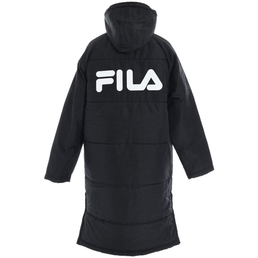 FILA（フィラ） ベンチコート ジュニア中高生 防寒中綿入り ロング