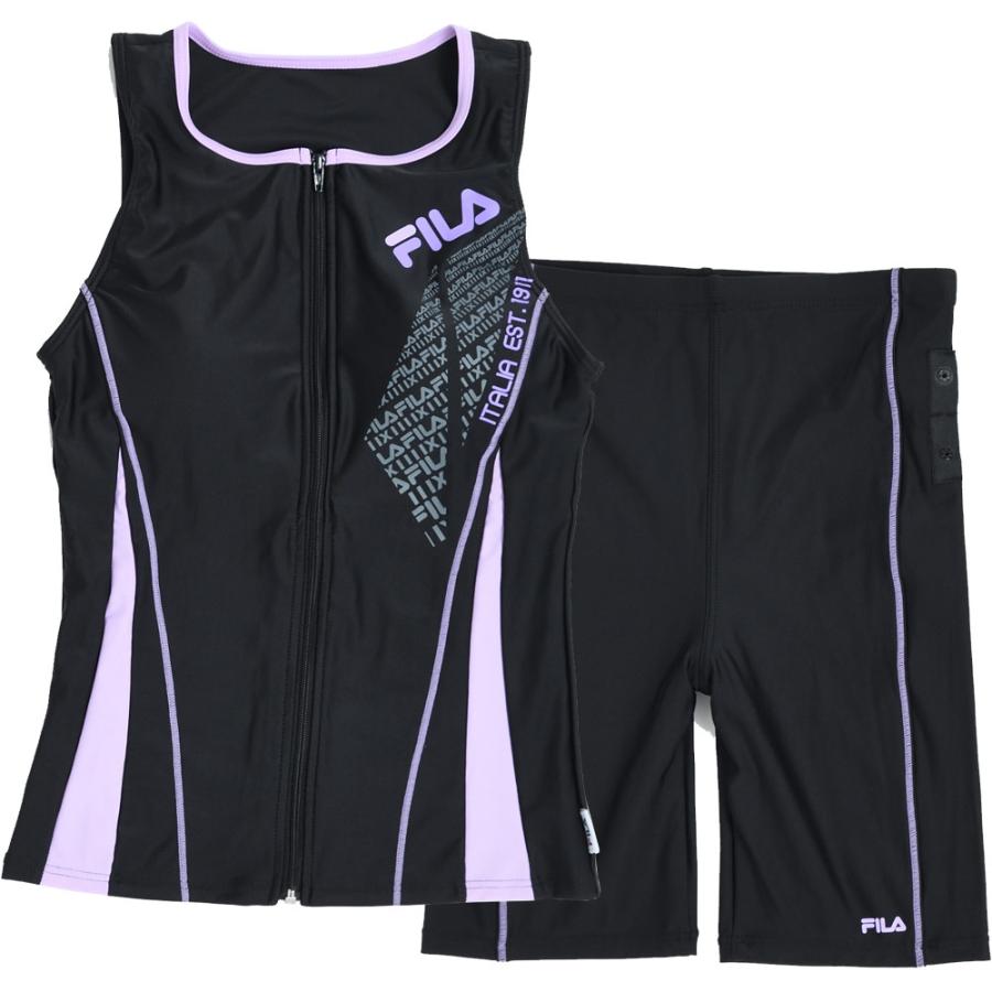 FILA（フィラ） フィットネス水着 レディース フルジップセパレート
