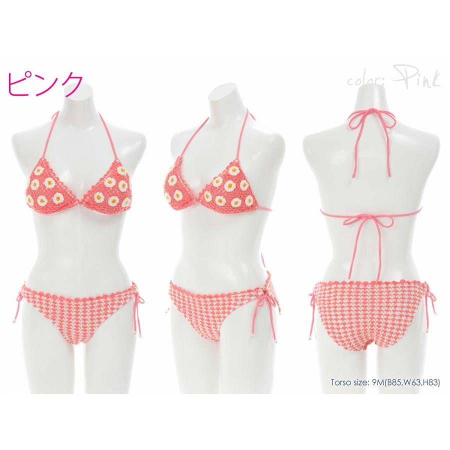 JB Girl 水着 レディース 三角 ビキニ マーガレットニット 【 JB Girl