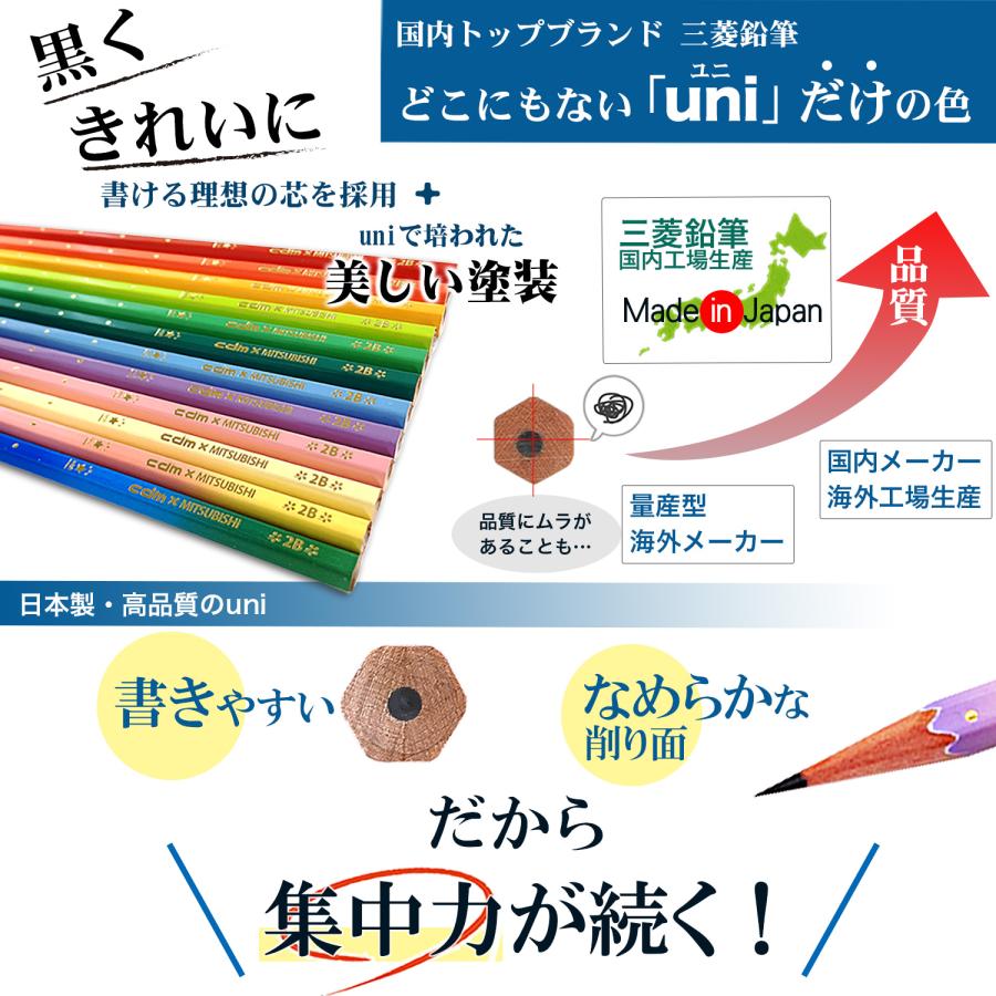 三菱（MITSUBISHI） 贈りたいきれいな鉛筆 卒園記念 入学記念 三菱鉛筆