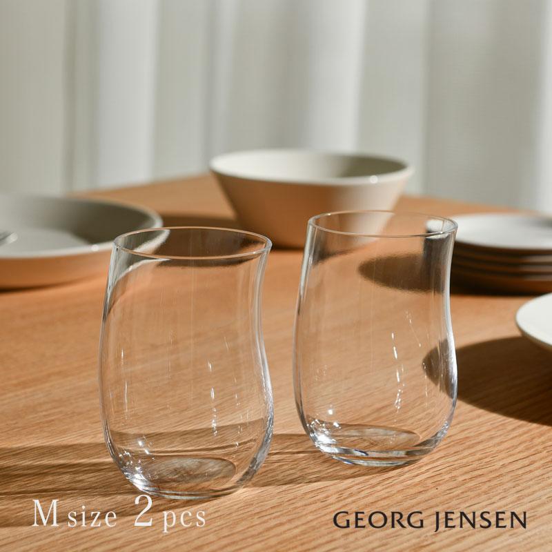 Georg Jensen（ジョージ ジェンセン） タンブラー コブラ グラス M 2個