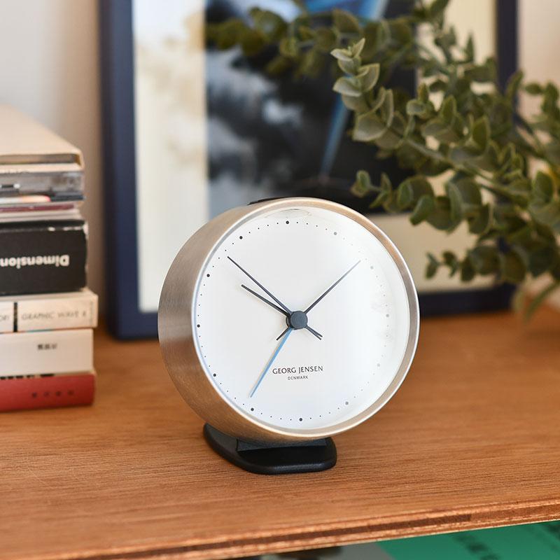 Georg Jensen ジョージジェンセン 置時計 HK アラームクロック Georg Jensen ジョージジェンセン 置時計 HK アラームクロック