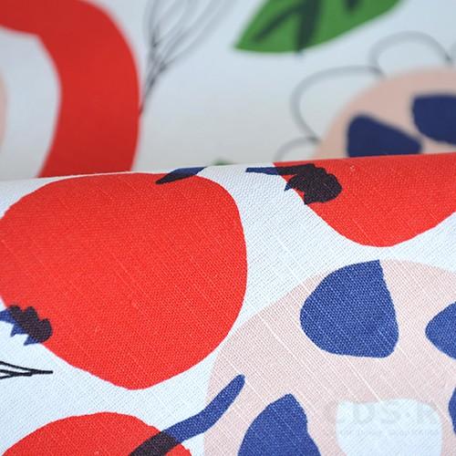 マリメッコ 生地 カティナラ ホワイト レッド ブルー Marimekko Katinala No 130 130 Cds R 通販 Yahoo ショッピング