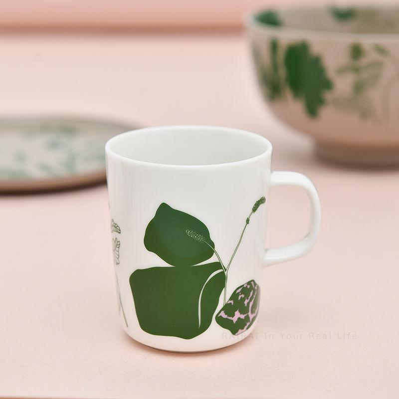 マリメッコ マグカップ 250ml レット ホワイト グリーン ブラック 10 Marimekko Letto 10 193 Cds R 通販 Yahoo ショッピング