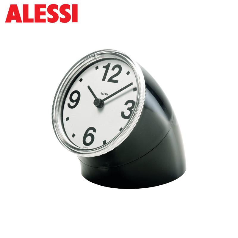 ALESSI クロノタイム 01R/B CRONOTIME 新品未使用 ALESSI（アレッシィ） クロノタイム 置き時計 ブラック ALESSI