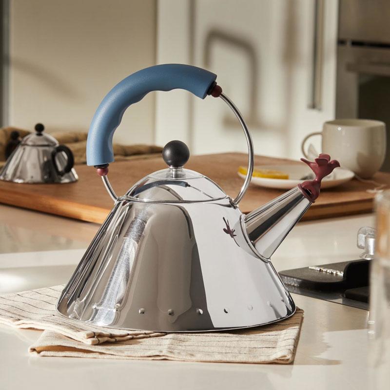 ALESSI アレッシィ バードケトル 2L 9093 ライトブルー ブラック ALESSI アレッシィ バードケトル 2L 9093 ライトブルー ブラック