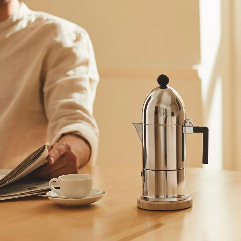 未使用ビンテージ　アレッシィ エスプレッソコーヒーメーカー 6カップ用 9090 ALESSI（アレッシィ） エスプレッソコーヒーメーカー 6カップ用 IH対応