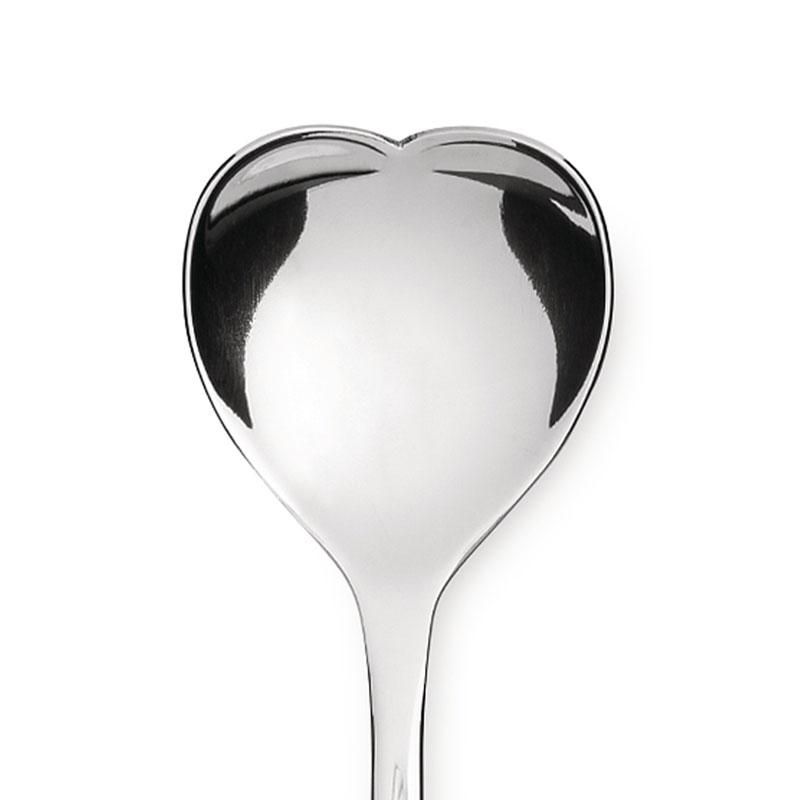 ALESSI（アレッシィ） ハート型 ティースプーン 4本セット シルバー