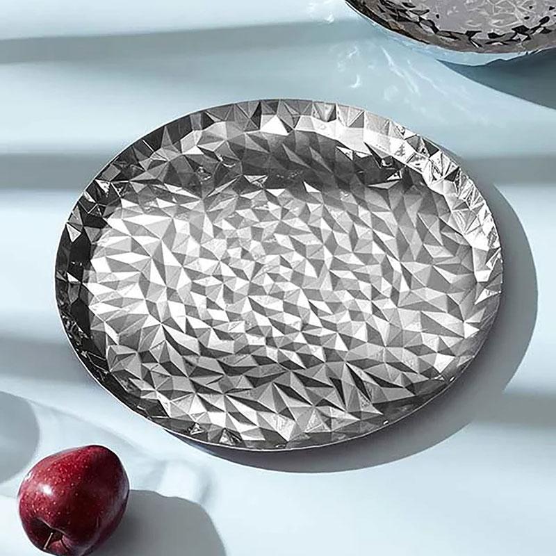 アレッシー（Alessi） ラウンドトレイ ALESSI（アレッシィ） ラウンドトレイ JOY N.3 シルバー ジョイ CR03
