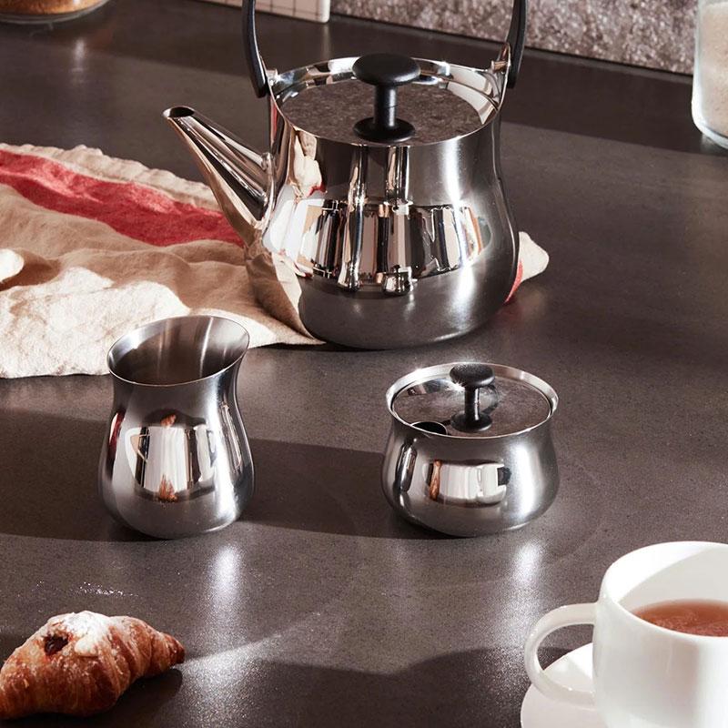 ALESSI（アレッシィ） シュガーポット CHA 210ml ステンレス 深澤直人