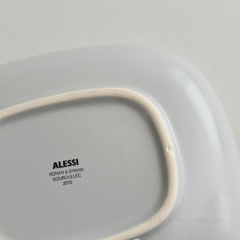 ALESSI（アレッシィ） オーバル Ovale プレート ホワイト ピンク