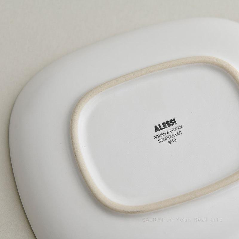 ALESSI（アレッシィ） オーバル Ovale プレート ホワイト ピンク