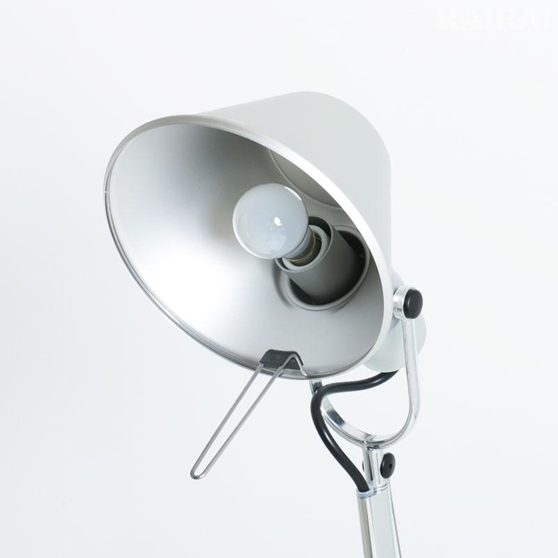 正規品 アルテミデ トロメオ リーディングフロア シルバー ブラック Artemide TOLOMEO READING FLOOR SILVER BLACK 送料無料の画像
