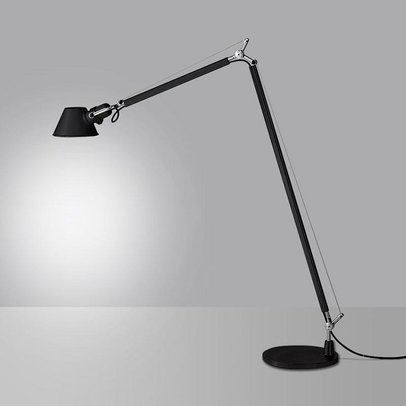 正規品 アルテミデ トロメオ リーディングフロア シルバー ブラック Artemide TOLOMEO READING FLOOR SILVER BLACK 送料無料の画像