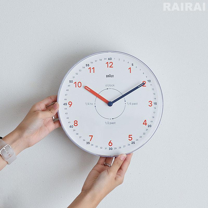 BRAUN（ブラウン） ウォールクロック タイムティーチャー BRAUN Time