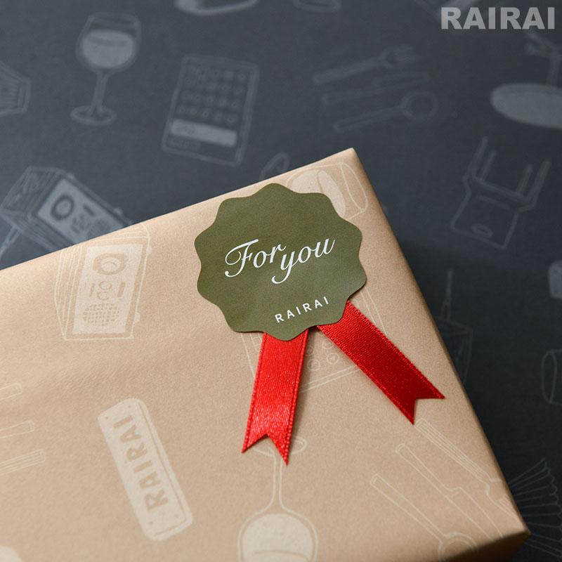 ギフトラッピング チケット のし無し : RAIRAI(ライライ) - 通販