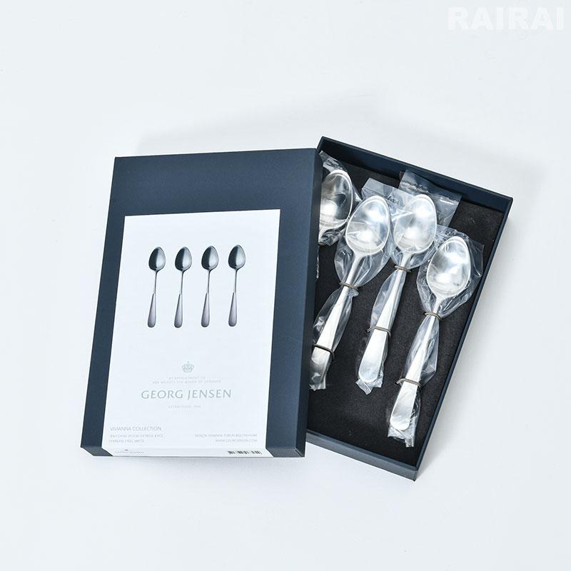 Georg Jensen（ジョージ ジェンセン） コーヒースプーン 4本セット