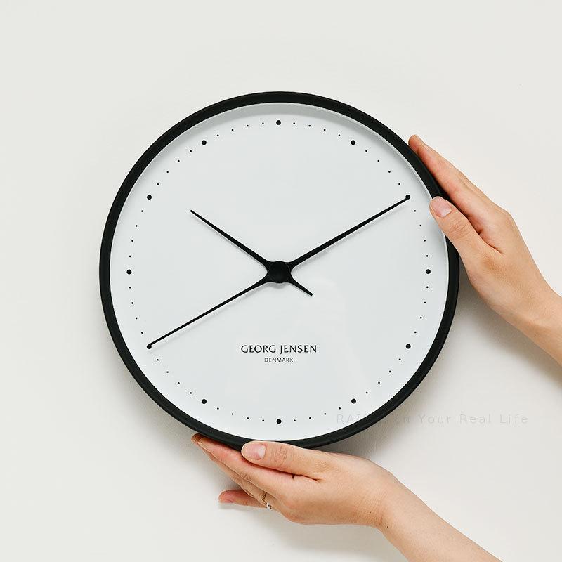 ジョージジェンセン　　コッペル　30cm シルバー 掛時計 楽天市場】ジョージジェンセン GEORG JENSEN 10015900 掛け時計