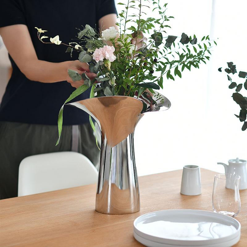 ジョージジェンセン フラワーベース L 33cm ブルーム ボタニカ