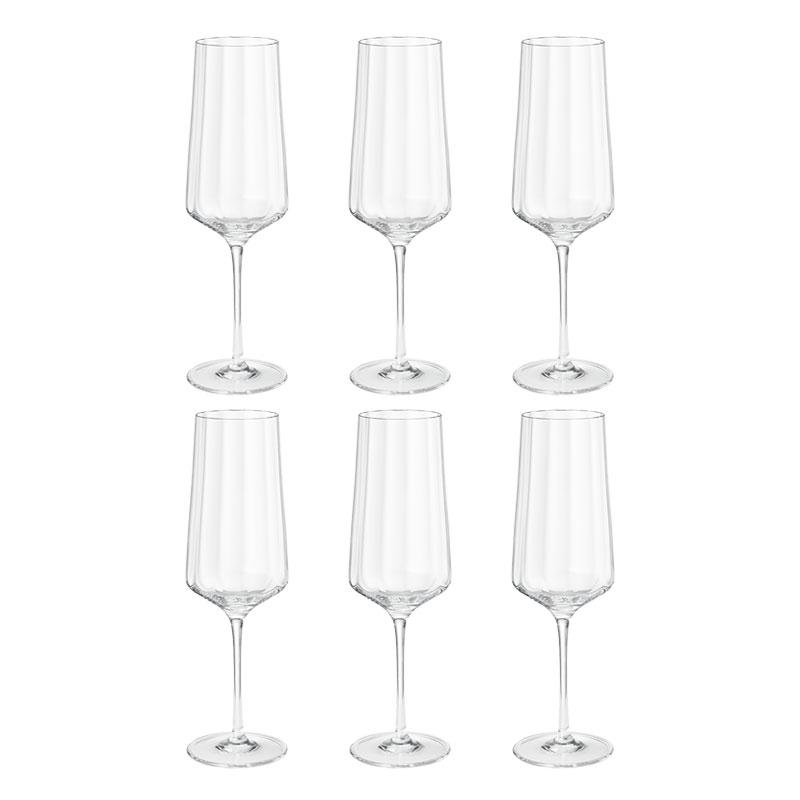 Georg Jensen ジョージジェンセン シャンパンフルート グラス 6