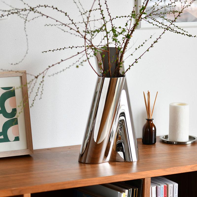 【貴重】ジョージ・リランガのエナメルペインティング Georg Jensen ジョージジェンセン ベース Lサイズ 高さ34cm