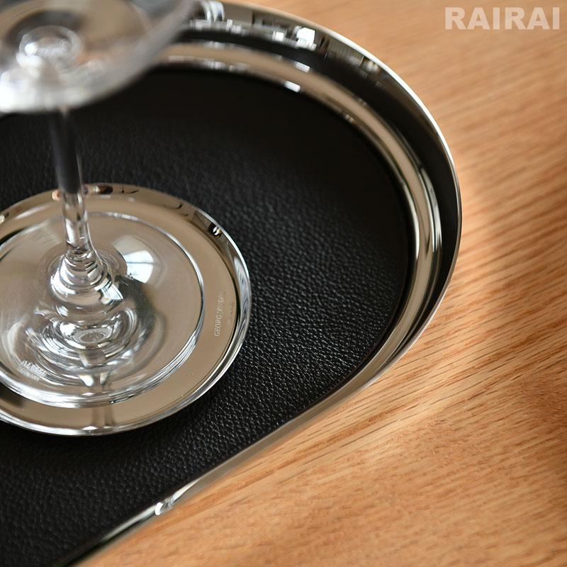 Georg Jensen（ジョージ ジェンセン） トレイ レザー付 マンハッタン