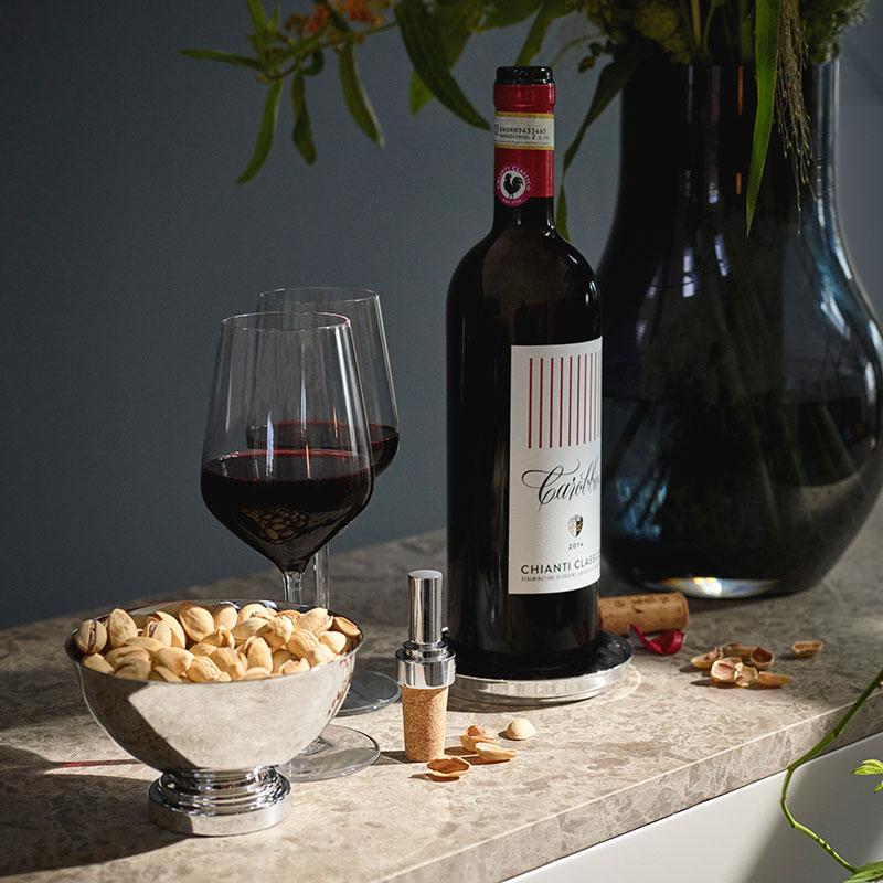 ジョージジェンセン ワインコースター マンハッタン Georg Jensen MANHATTAN ステンレス 送料無料の画像